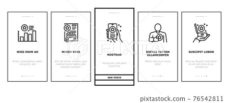 Bonus Present Of Sales Onboarding Icons Set Vector 76542811