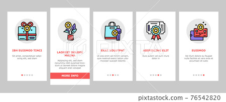 Bonus Present Of Sales Onboarding Icons Set Vector 76542820
