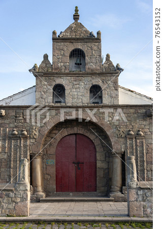 16th Century church near Riobamba - Ecuador 76543152