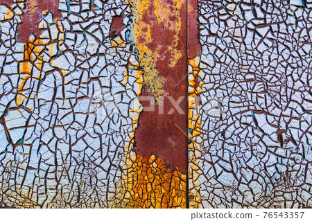 Abstract background of textured blue cracked wall. Abstract background of textured blue cracked wall. 76543357