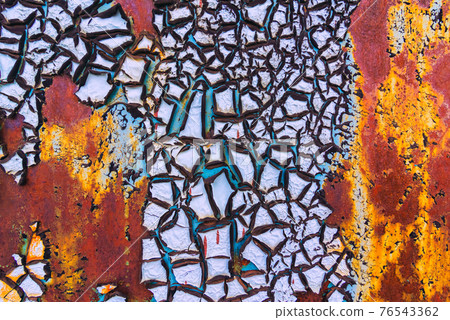 Abstract background of textured blue cracked wall. Abstract background of textured blue cracked wall. 76543362