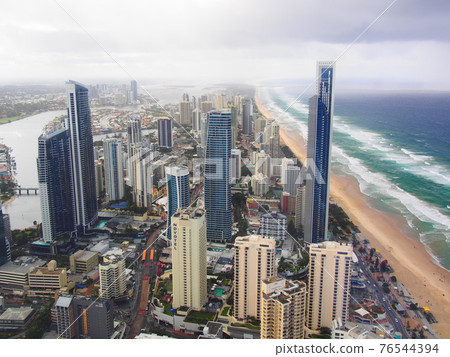 Superb view from the Gold Coast SkyPoint Observation Deck Superb view from the Gold Coast SkyPoint Observation Deck 76544394