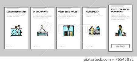 Building Construction Onboarding Icons Set Vector Building Construction Onboarding Icons Set Vector 76545855