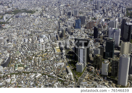 東京新宿區北新宿鳥瞰圖 東京新宿區北新宿鳥瞰圖 76546839