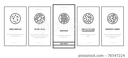Skin Disease Symptom Onboarding Icons Set Vector Skin Disease Symptom Onboarding Icons Set Vector 76547224
