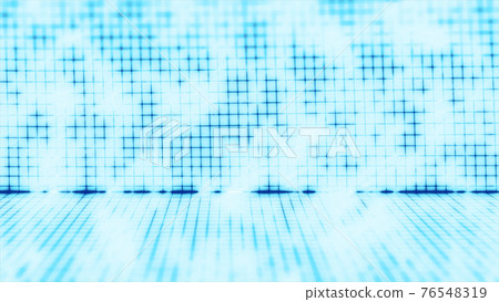 淡藍色數字閃光網格抽象幾何背景 淡藍色數字閃光網格抽象幾何背景 76548319