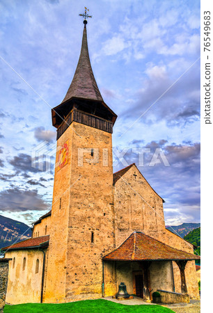 Castle church in Spiez, Switzerland 76549683