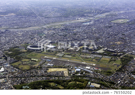 Aerial shot near Chofu Airfield Aerial shot near Chofu Airfield 76550202