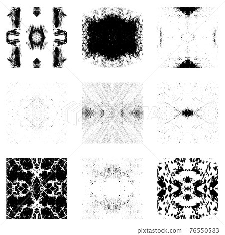 Grunge Seamless Patterns - Stock Illustration [76550583] - PIXTA