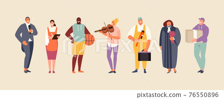 Different professions occupations vector set Different professions occupations vector set 76550896
