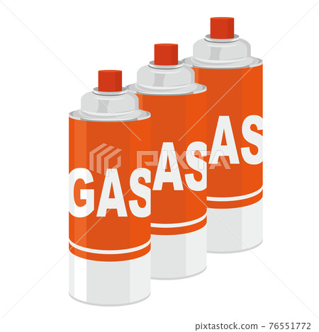 Gas cylinder gas can illustration 76551772