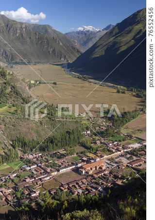 Pisac in the Urubamba Province of Peru, South America 76552456