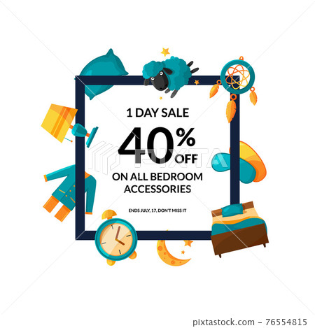 frame with flying cartoon sleep elements frame with flying cartoon sleep elements 76554815