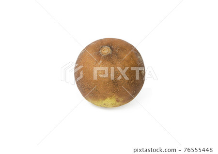 Rotten lime isolated on white background with clipping path Rotten lime isolated on white background with clipping path 76555448