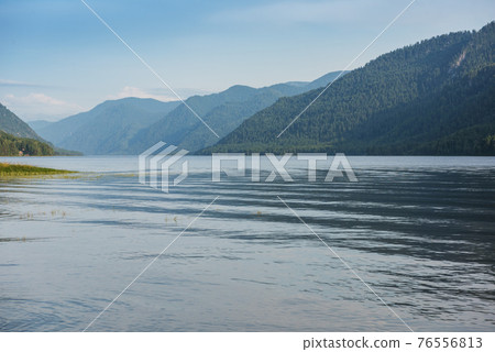 Teletskoye lake in Altai mountains Teletskoye lake in Altai mountains 76556813