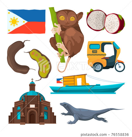 Landmarks and traditional symbols of philippines Landmarks and traditional symbols of philippines 76558836