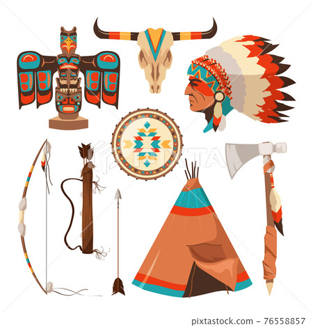 symbols set of american indians symbols set of american indians 76558857