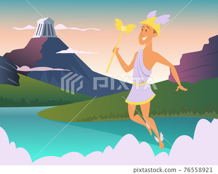 Hermes. Greek god of trade Hermes. Greek god of trade 76558921