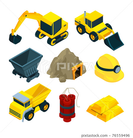 Mining minerals and gold 76559496