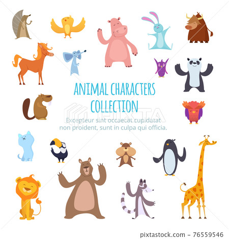 background pictures with different cartoon animals background pictures with different cartoon animals 76559546