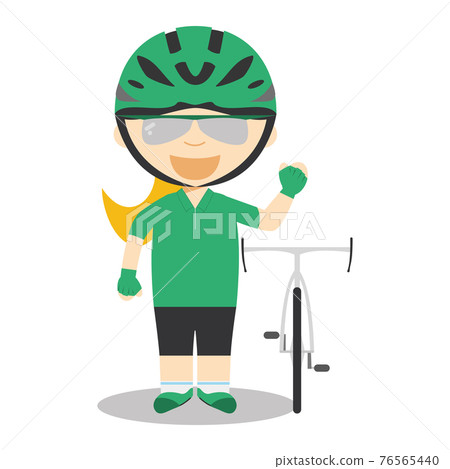 Sports Bicycle Sunglasses Vector Illustration Stock Vector