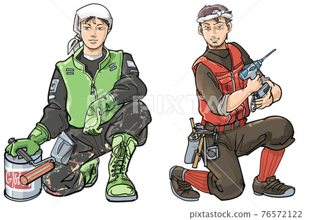 時髦的畫家和跳槽工作 76572122