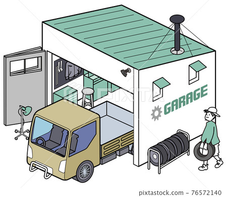 輕型卡車車庫 76572140