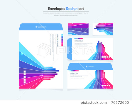 Versatile envelope and business card design 06 Versatile envelope and business card design 06 76572600