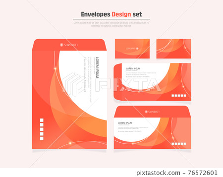 Versatile envelope and business card design 07 Versatile envelope and business card design 07 76572601