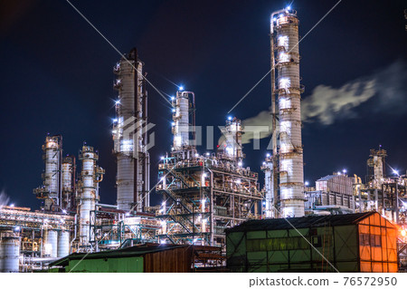 《Ibaraki Prefecture》 Kashima Seaside Industrial Zone / Factory Night View 《Ibaraki Prefecture》 Kashima Seaside Industrial Zone / Factory Night View 76572950