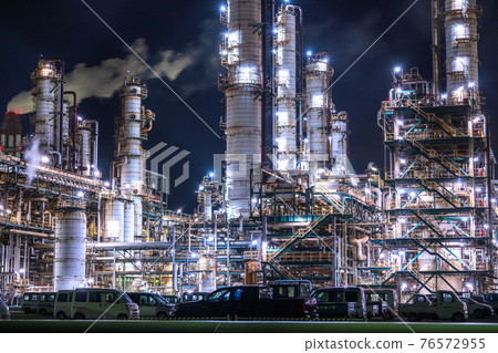《茨城縣》鹿島海濱工業區/工廠夜景 76572955
