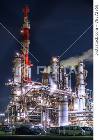《Ibaraki Prefecture》 Kashima Seaside Industrial Zone / Factory Night View 《Ibaraki Prefecture》 Kashima Seaside Industrial Zone / Factory Night View 76572959