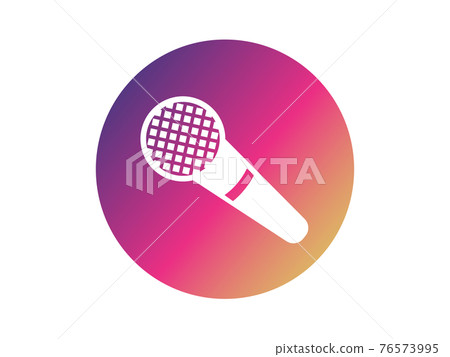 Microphone gradient icon Microphone gradient icon 76573995