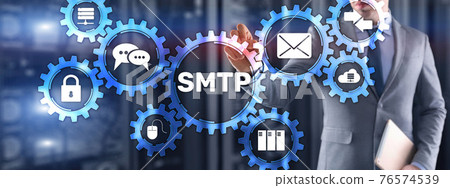 Simple Mail Transfer Protocol. Smtp server mail transfer protocol. TCP IP protocol sending and receiving e-mail 76574539