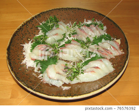 黑鯛刺身 黑鯛刺身 76576392