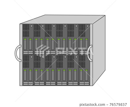 Blade type server - Stock Illustration [76579837] - PIXTA