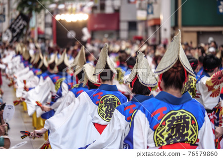 四國高知縣夜來節，帶屋町遊行 76579860