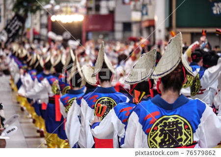 四國高知縣夜來節，帶屋町遊行 76579862