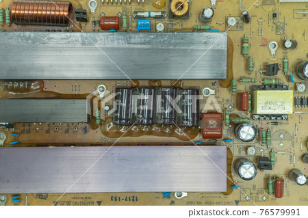 The power supply board for the canes of the plasma TV 76579991