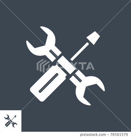 Services Vector Glyph Icon Services Vector Glyph Icon 76581579