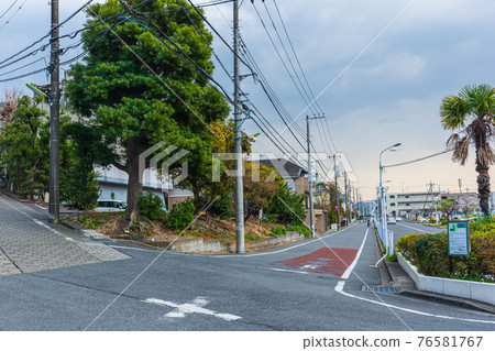 Walk in Tokyo, Tokyo, Setagaya-ku, Setagaya-ku Okamoto 3-chome slope 76581767