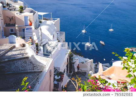 Aegean Sea seen from Santorini 76582083