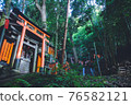 Inside Fushimi Inari Taisha Shrine 76582121