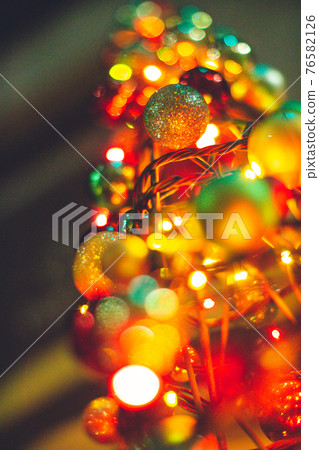 Christmas tree seen from the bottom Christmas tree seen from the bottom 76582126