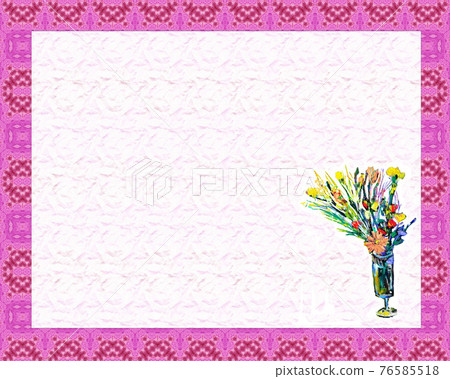 Cute flower message card Cute flower message card 76585518