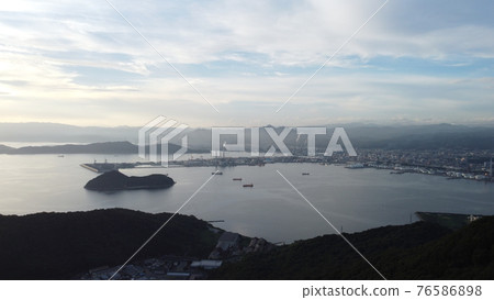瀨戶內海和圓都町，周南複合工廠區！山口縣的自然景觀和建築群！ 76586898