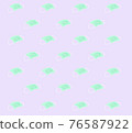 Green surgical face masks on purple background. Hand-drawn. Seamless. 76587922