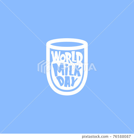 vector wold milk day outline style icon or... - Stock Illustration ...
