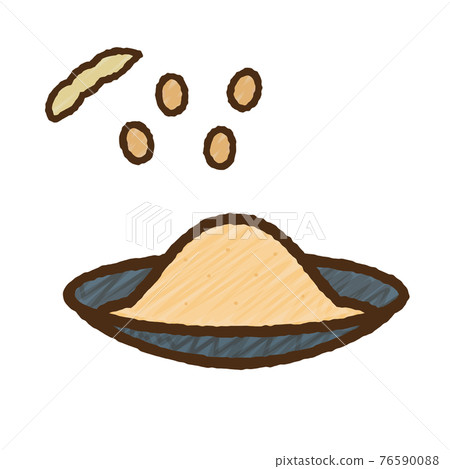Simple and cute Kinako illustration... - Stock Illustration [76590088 ...