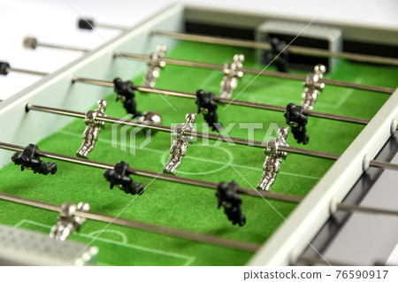 Babyfoot table isolated on white background 76590917